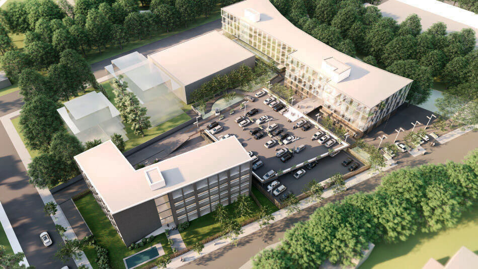 Edificio de usos mixtos,