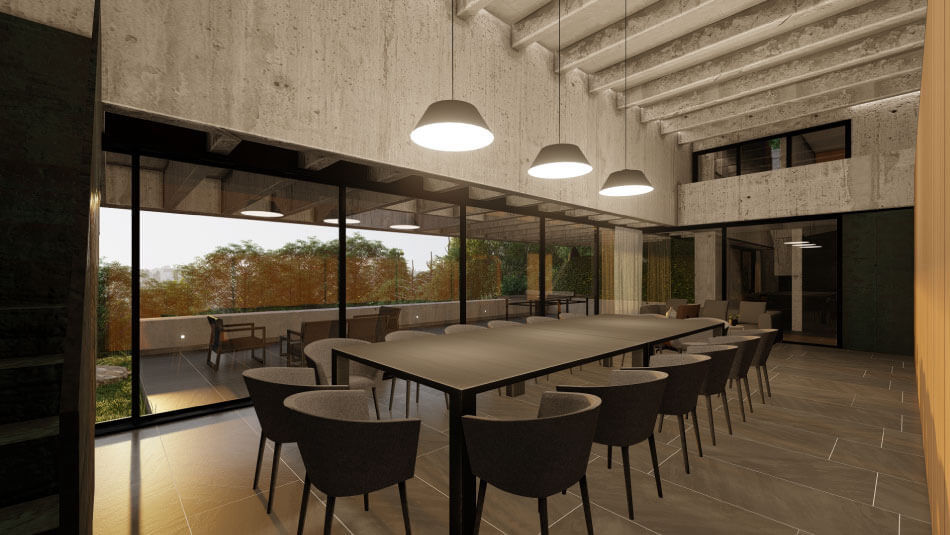 SUM y Pileta en La Barranca, SSA Schulz + Schulz Arquitectos, 6